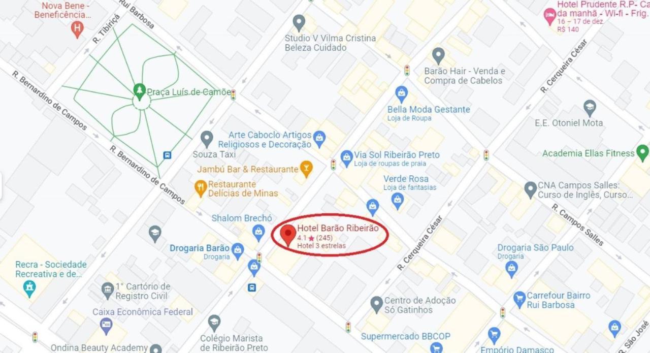 Hotel Barao Ribeirao Ribeirão Preto Esterno foto